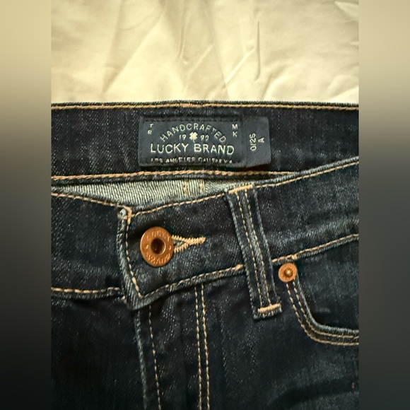 Lucky Brand Dark Blue Low Rise Flare Jeans - Picture 2 of 5